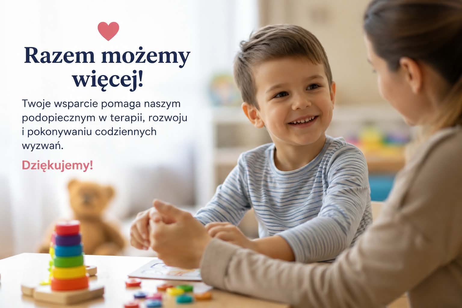 Terapia dla podopiecznych fundacji