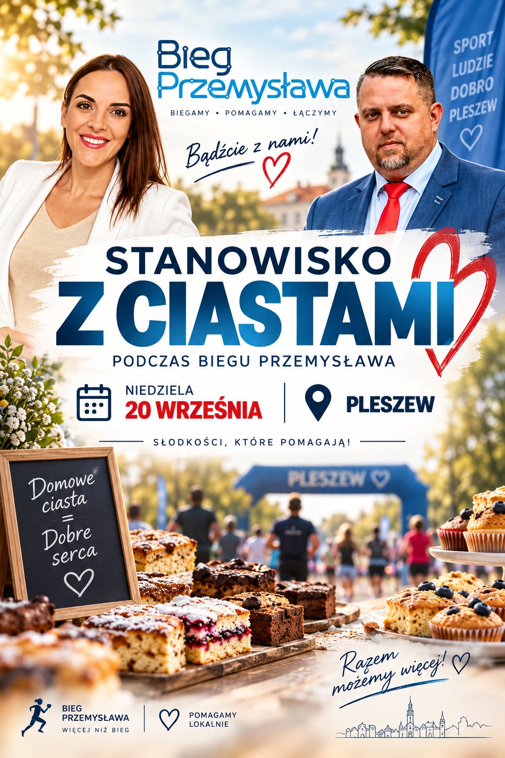 Stanowisko z ciastami dla Ani i Michała